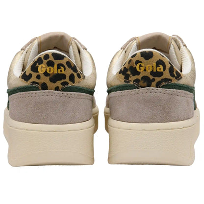 Gola Classics Women's Superslam Blaze II Sneakers - Gold/Evergreen/Leopard