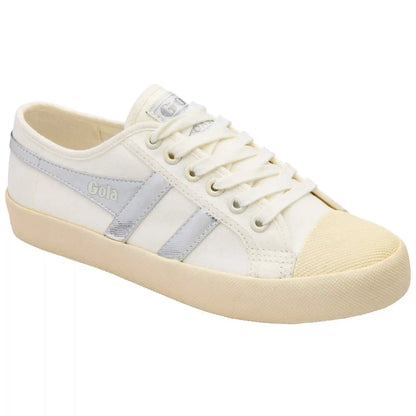 Vegan Gola Classics Women's Coaster - Off White/Silver