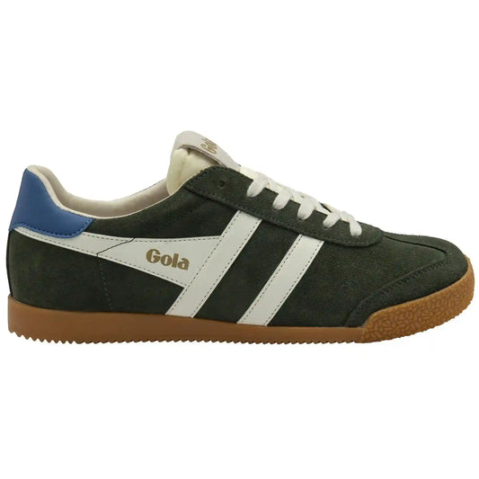 Gola Classics Men's Elan Sneakers - Dark Khaki/Off White/Sapphire