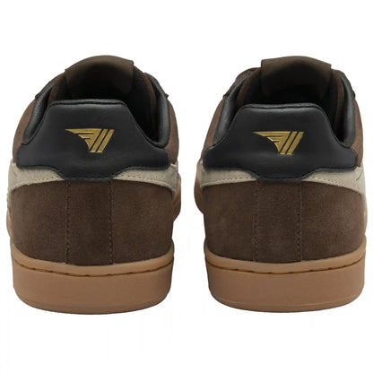 Gola Classics Men's Equipe II Suede Sneakers - Otter/Bone/Black