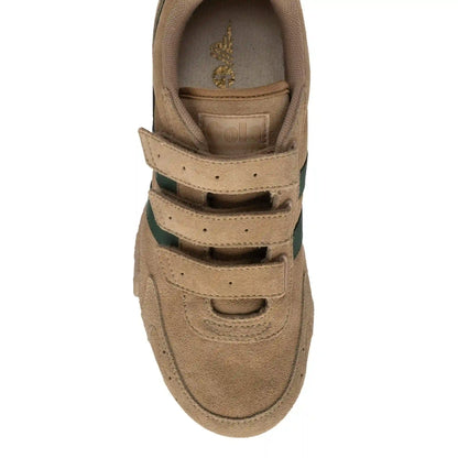 Gola Classics Women's Connect Suede Strap Sneakers - Light Caramel/Evergreen/Gum