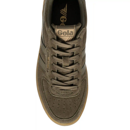 Gola Classics Women's Hawk Suede '86 Sneakers - Khaki/Gum