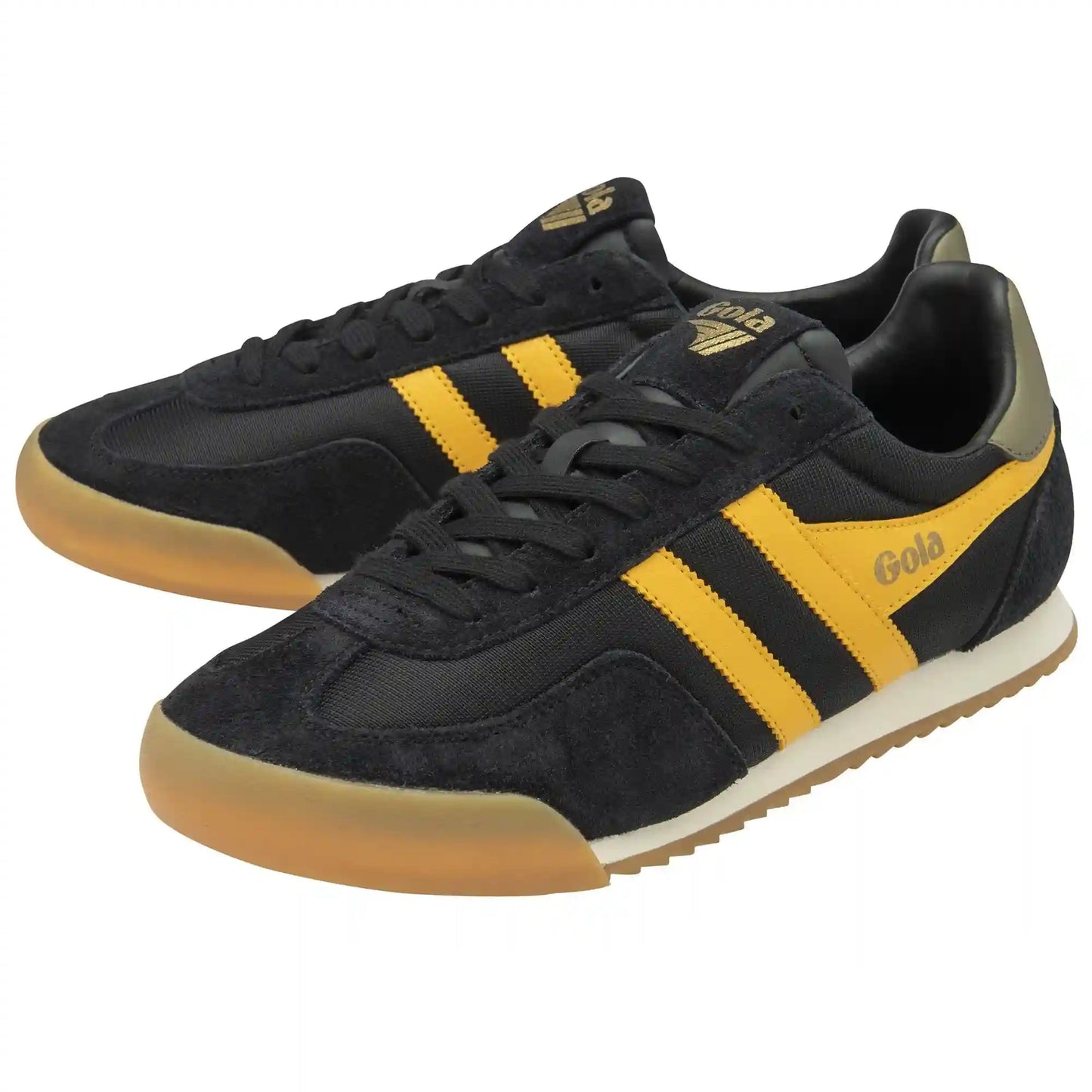 Gola Classics Men's Europa Sneakers - Black/Sun/Khaki