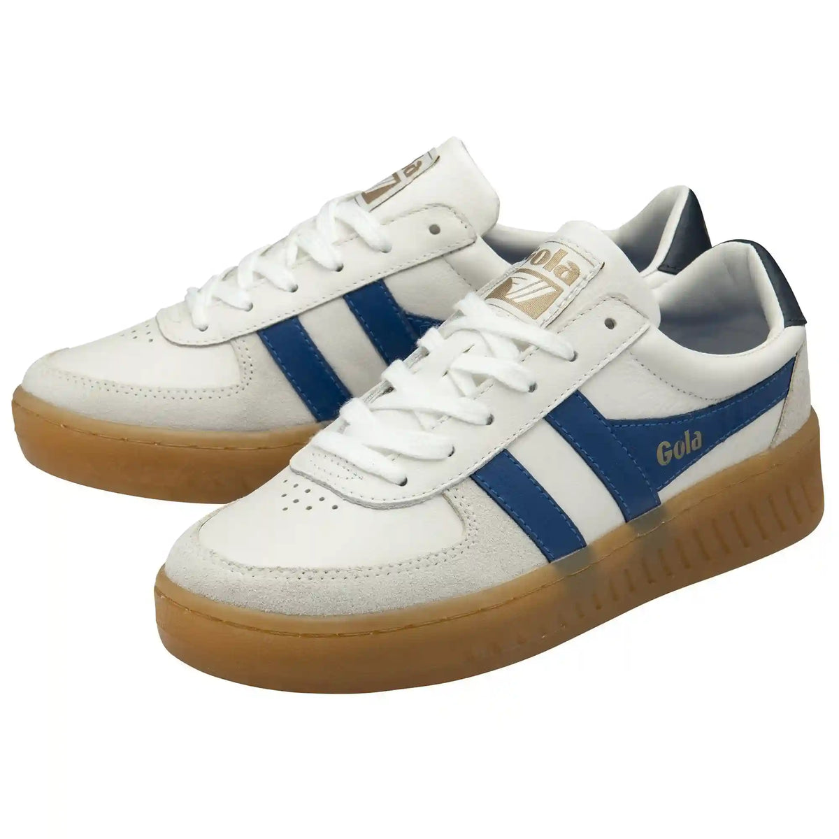 Gola Classics Women's Grandslam Elite Sneakers - White/Sapphire/Navy/Gum