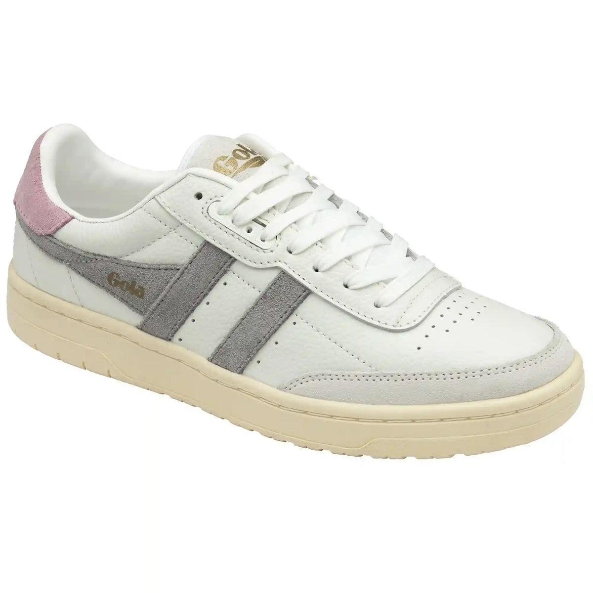 Gola Classics Women's Falcon Sneakers - White/Cement/Candy
