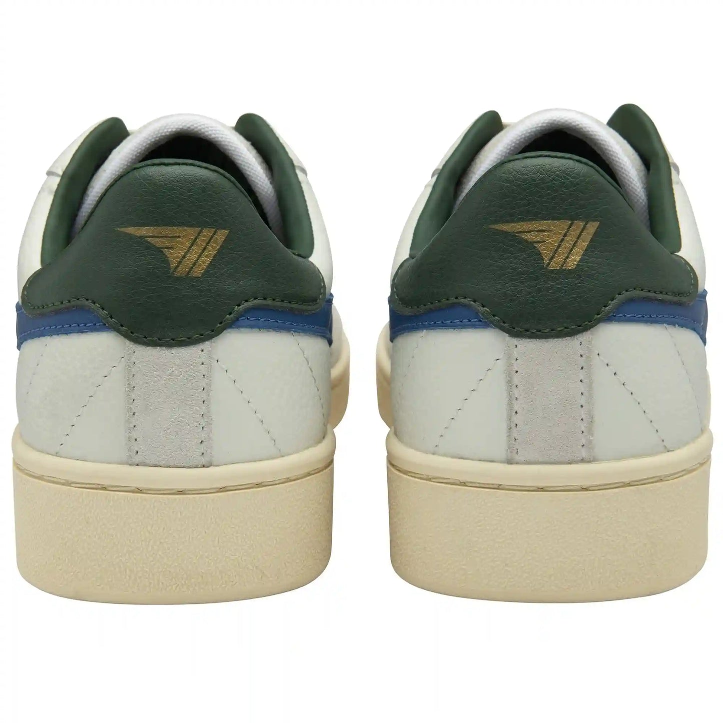 Gola Classics Men's Contact Leather Sneakers - White/Sapphire/Evergreen
