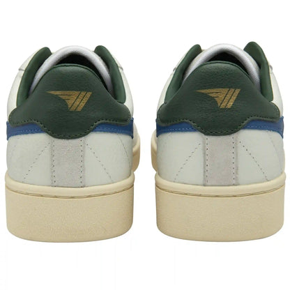 Gola Classics Men's Contact Leather Sneakers - White/Sapphire/Evergreen