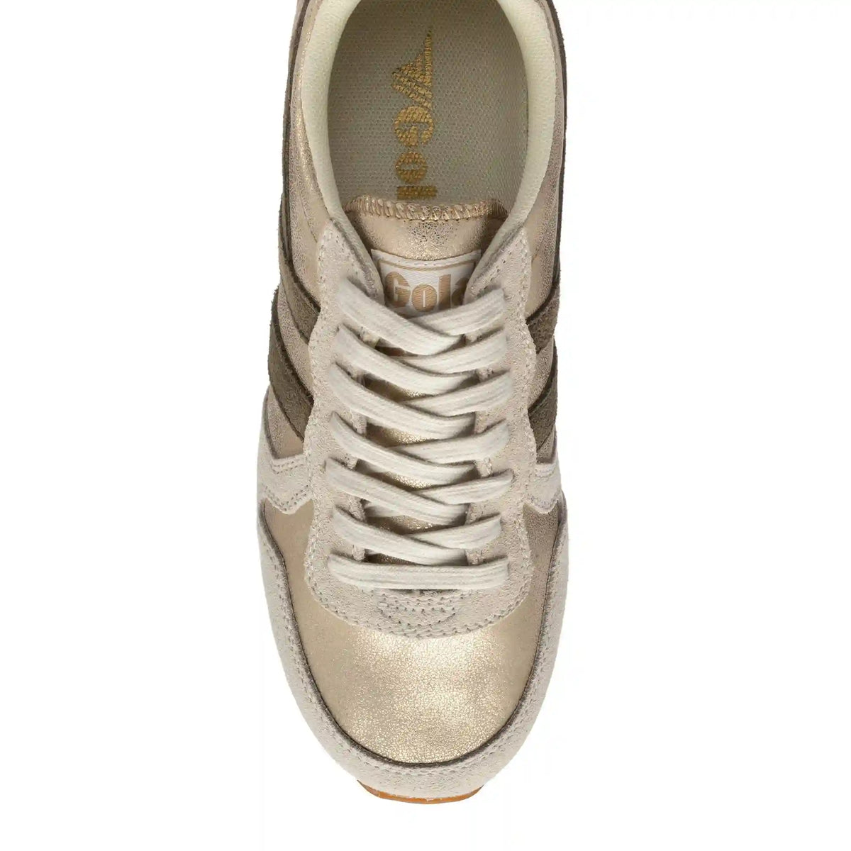 Gola Classics Women's Daytona Blaze Sneakers - Gold/Khaki/Coral Pink