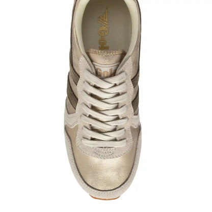 Gola Classics Women's Daytona Blaze Sneakers - Gold/Khaki/Coral Pink