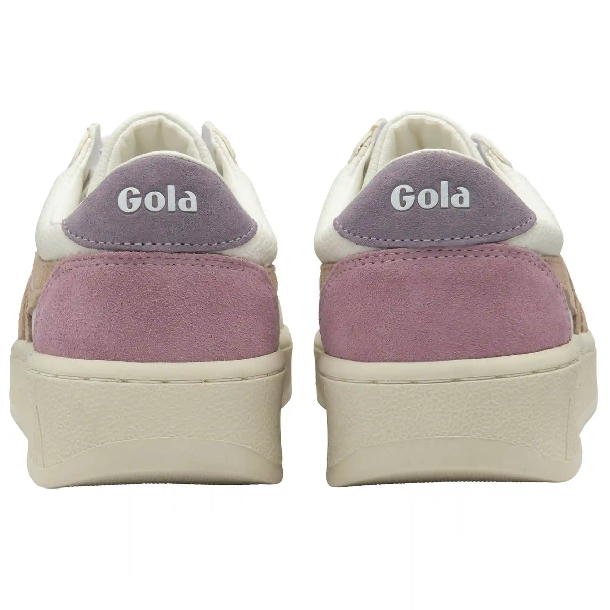 Gola Classics Women's Grandslam Trident Sneakers - White/Cameo/Lily