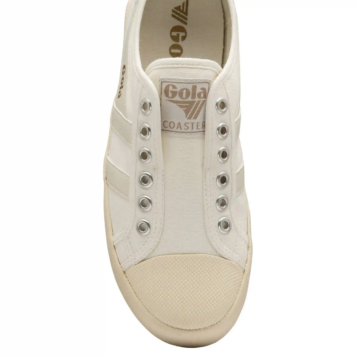 Vegan Gola Classics Women's Coaster Slip - Off White/Off White