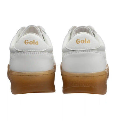 Gola Classics Women's Grandslam Leather Sneakers - White/White/Gum