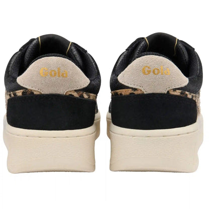 Gola Classics Women's Superslam Blaze II Sneakers - Black/Leopard/Bone