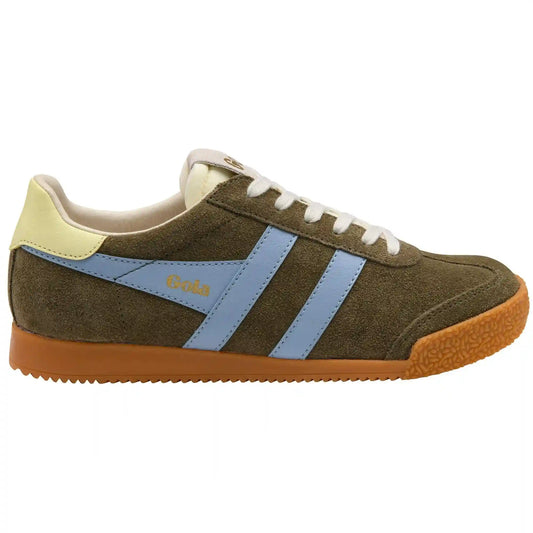 Gola Classics Women's Elan Sneakers - Khaki/Air/Buttermilk