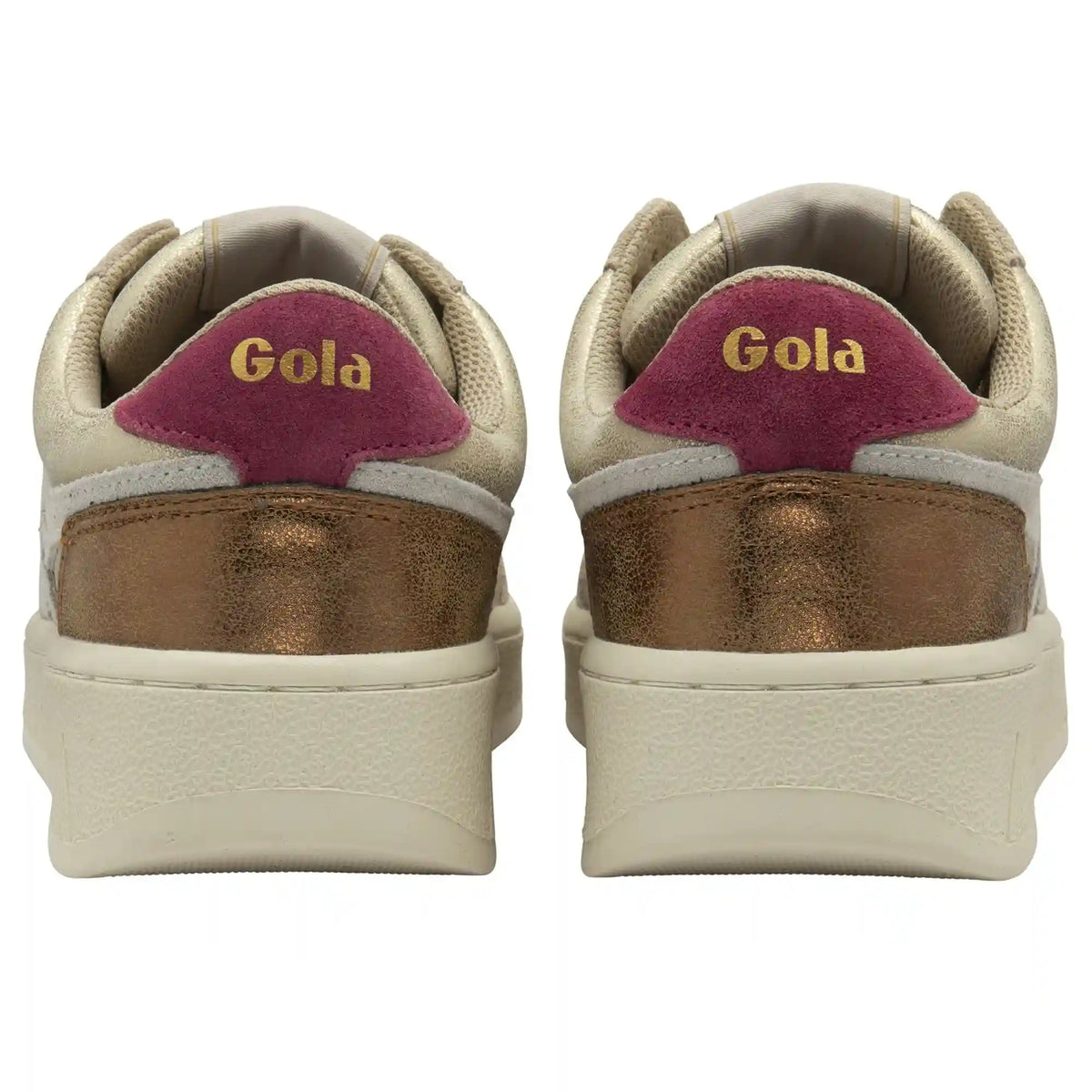 Gola Classics Women's Superslam Blaze II Sneakers - Gold/Off White/Cerise