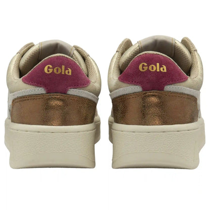 Gola Classics Women's Superslam Blaze II Sneakers - Gold/Off White/Cerise