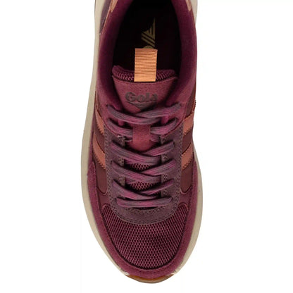 Gola Classics Women's Phoenix Sneakers - Cerise/Windsor Wine/Terracotta