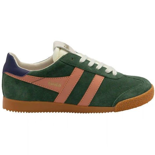 Gola Classics Women's Elan Sneakers - Evergreen/Terracotta/Plum