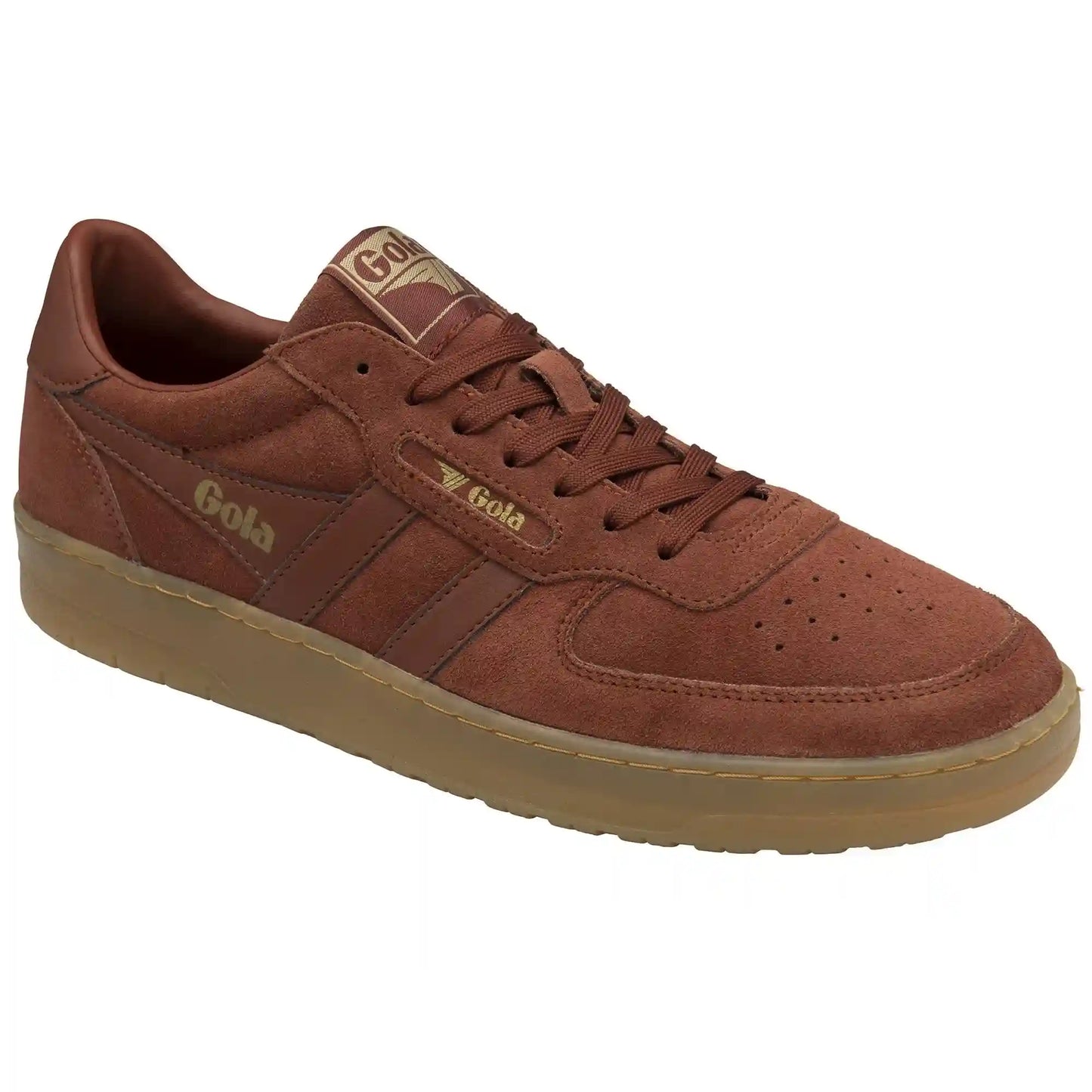 Gola Classics Men's Hawk Suede '86 Sneakers - Rust/Gum