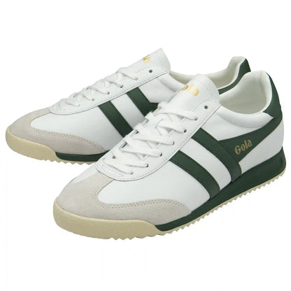 Gola Classics Men's Torpedo Leather Sneakers - White/Evergreen/Off White
