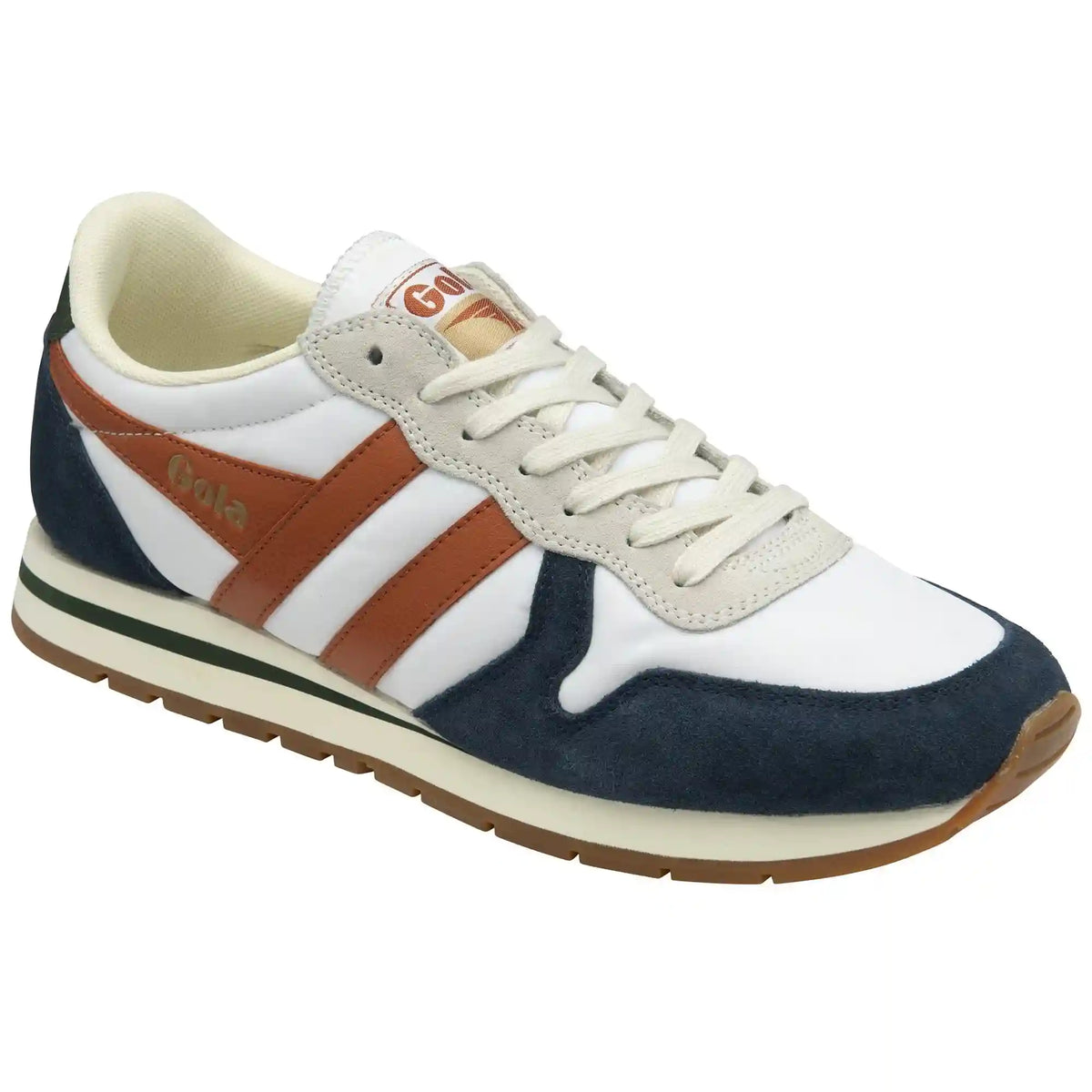 Gola Classics Men's Daytona Chute Sneakers - Off White/Navy/Moody Orange