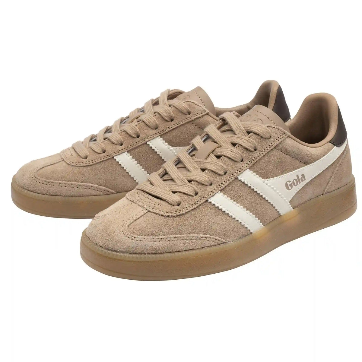 Gola Classics Women's Viper Sneakers - Cappuccino/Off White/Dark Brown/Gum