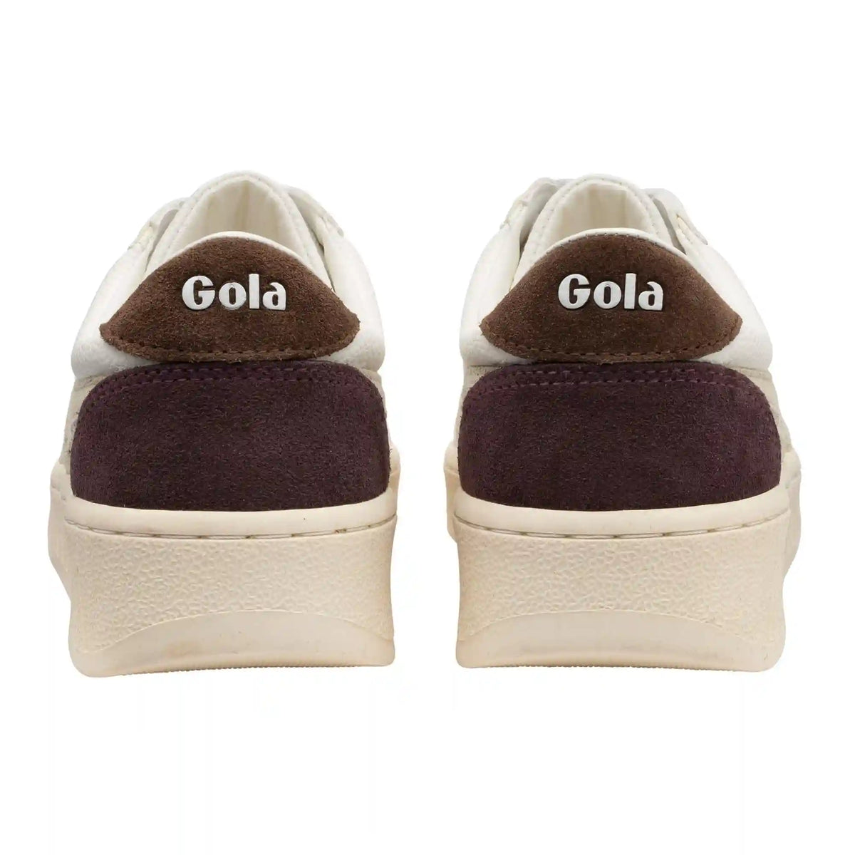 Gola Classics Women's Grandslam Trident Sneakers - White/Wheat/Dark Brown