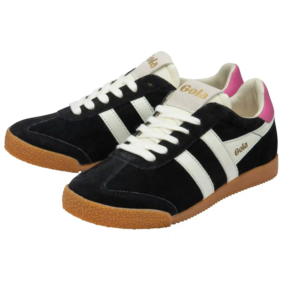 Gola Classics Women's Elan Sneakers - Black/Off White/Fuchsia