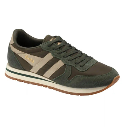 Gola Classics Men's Daytona Chute Sneakers - Dark Khaki/Bone