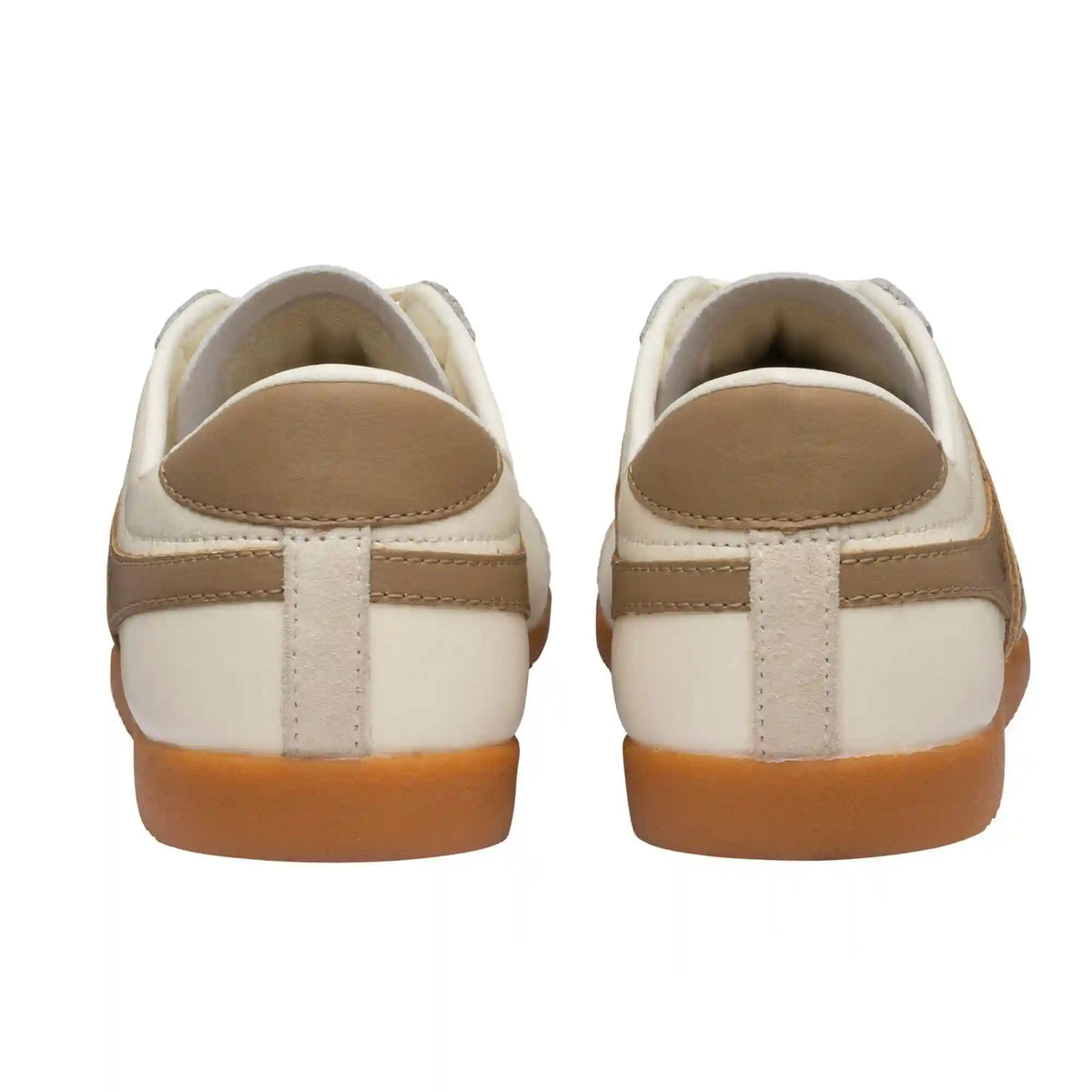Gola Classics Women's Bullet Leather Sneakers - Off White/Light Caramel/Gum