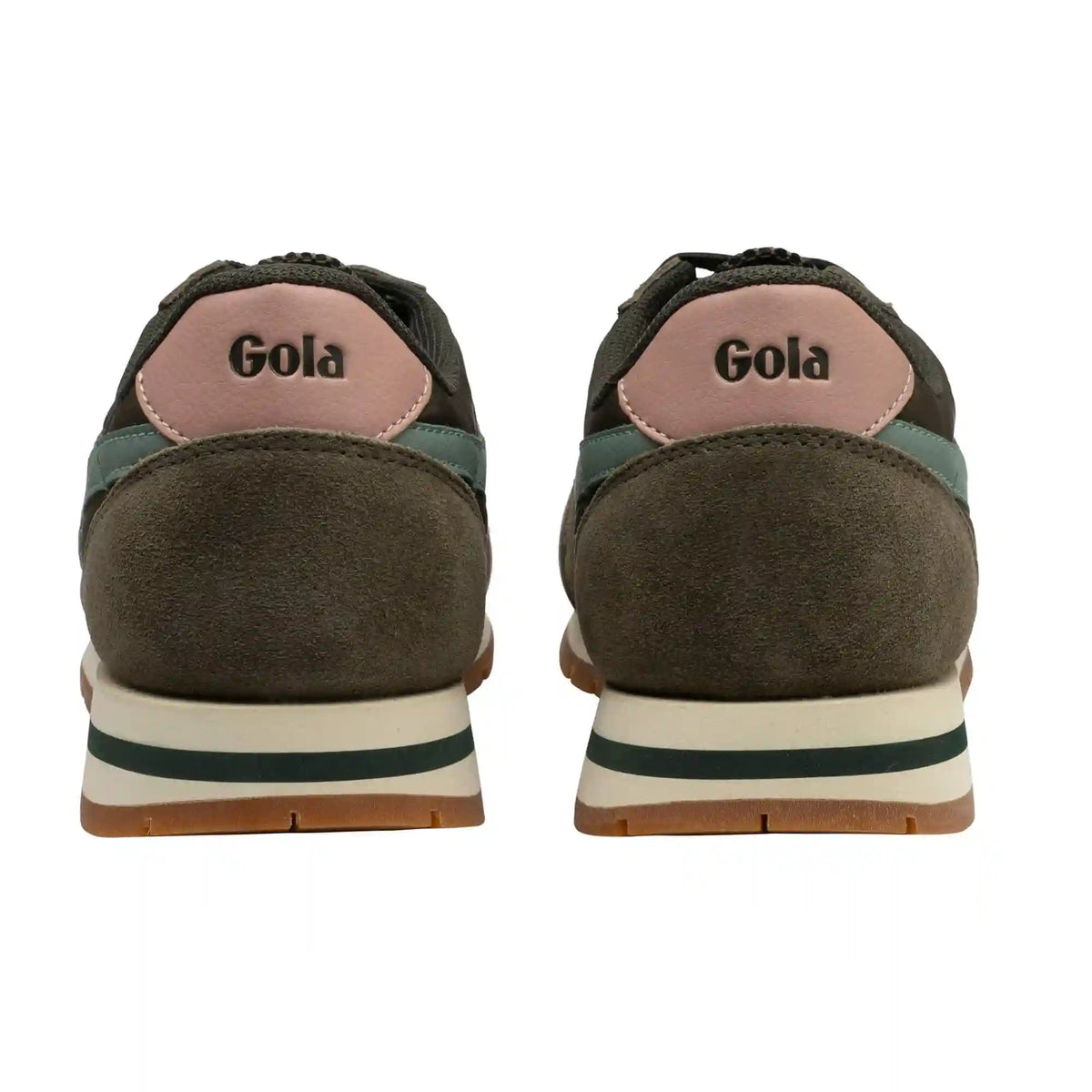 Gola Classics Women's Daytona Chute Sneakers - Dark Khaki/Khaki/Green Mist