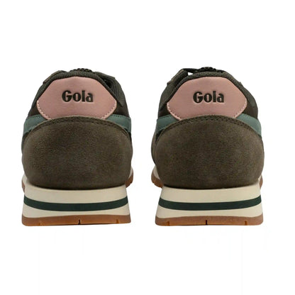 Gola Classics Women's Daytona Chute Sneakers - Dark Khaki/Khaki/Green Mist