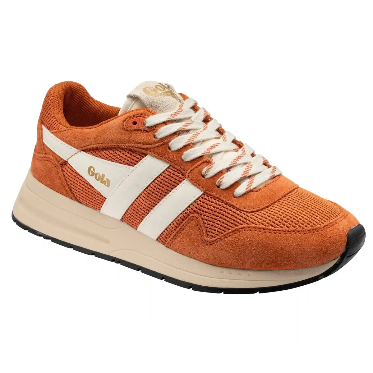 Gola Classics Women's Delta Sneakers - Moody Orange/Off White