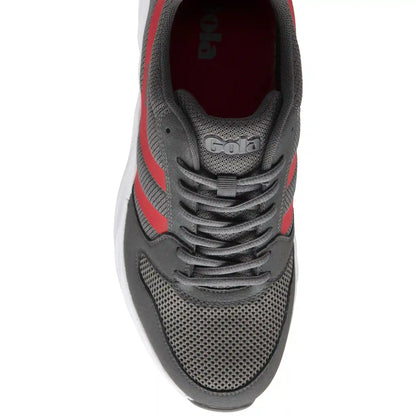 Gola Performance Men's Lansen Sneakers - Charcoal/Deep Red
