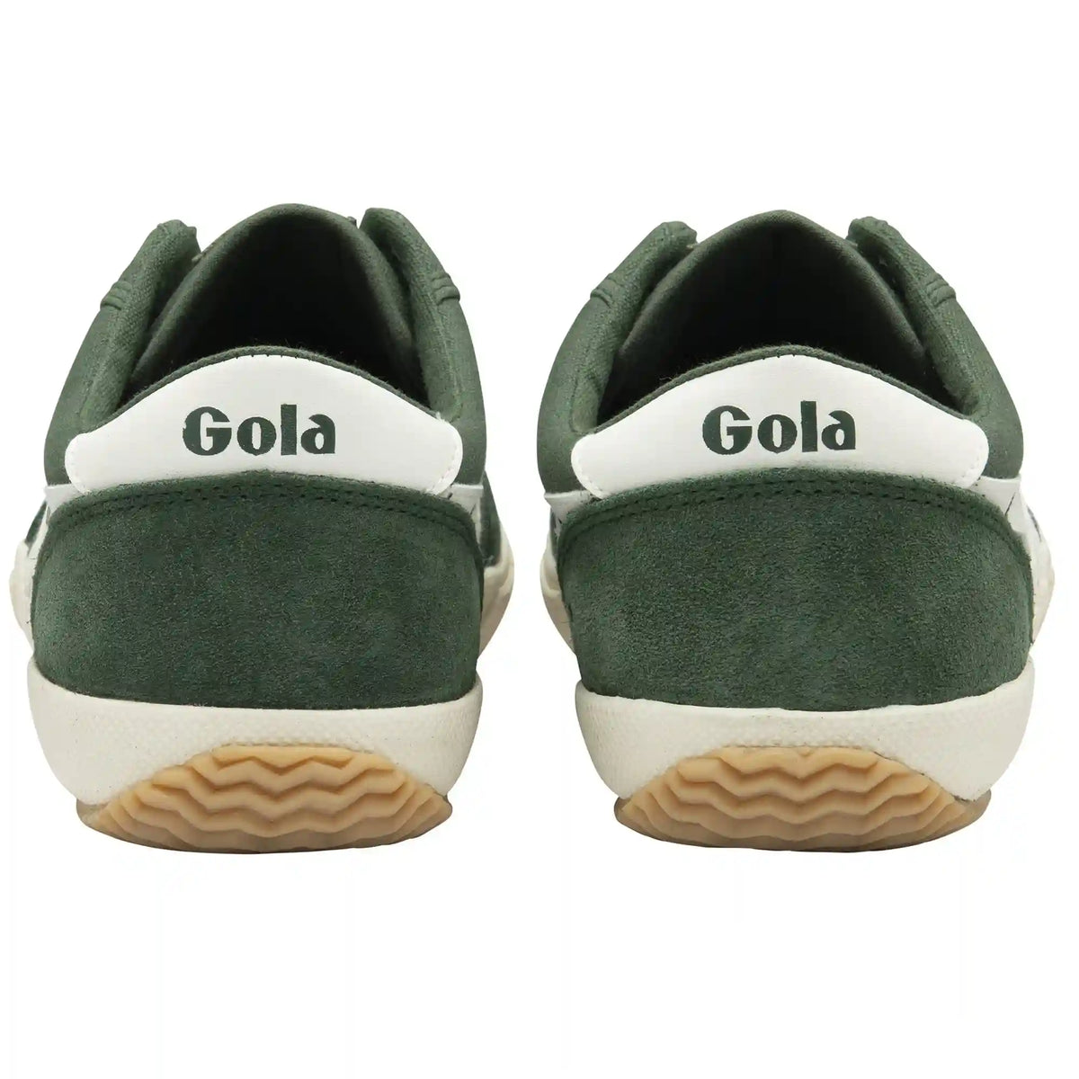 Gola Classics Men's Badminton Plimsoll Sneakers - Evergreen/Off White