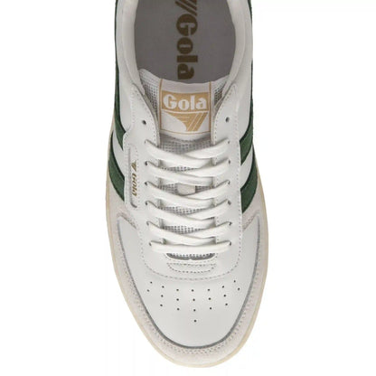 Gola Classics Men's Hawk Sneakers - White/Dark Green