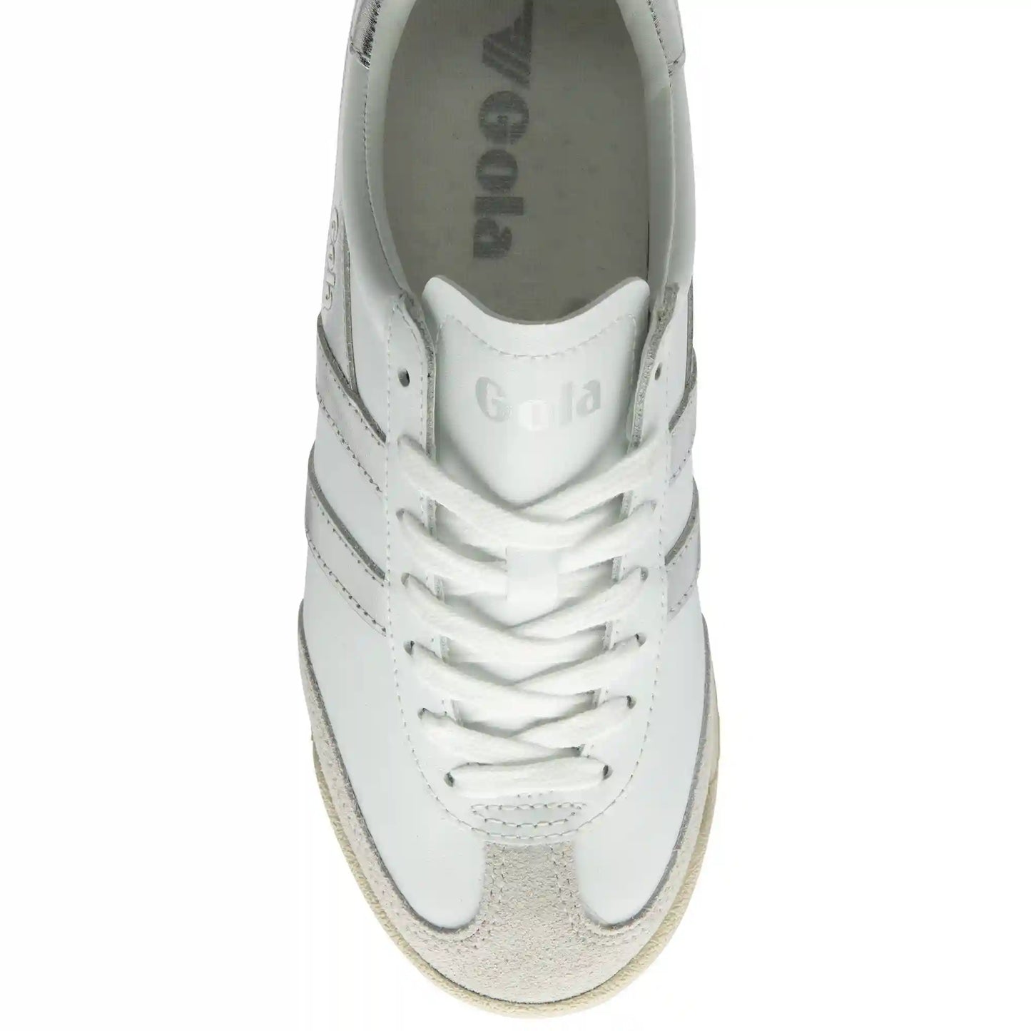 Gola Classics Women's Torpedo Mirror Sneakers - White/Silver/Off White