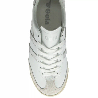 Gola Classics Women's Torpedo Mirror Sneakers - White/Silver/Off White