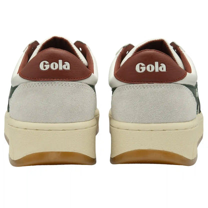 Gola Classics Men's Grandslam Classic Sneakers - White/Evergreen/Rust