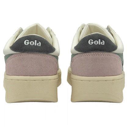 Gola Classics Women's Grandslam Trident Sneakers - White/Slate/Shadow
