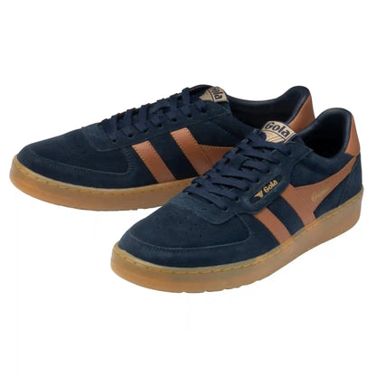 Gola Classics Men's Hawk Suede '86 Sneakers - Navy/Umber/Gum