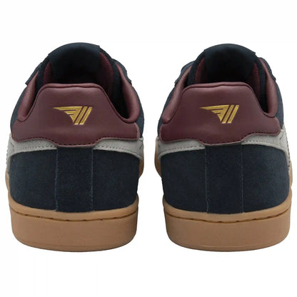 Gola Classics Men's Equipe II Suede Sneakers - Navy/Cement/Burgundy