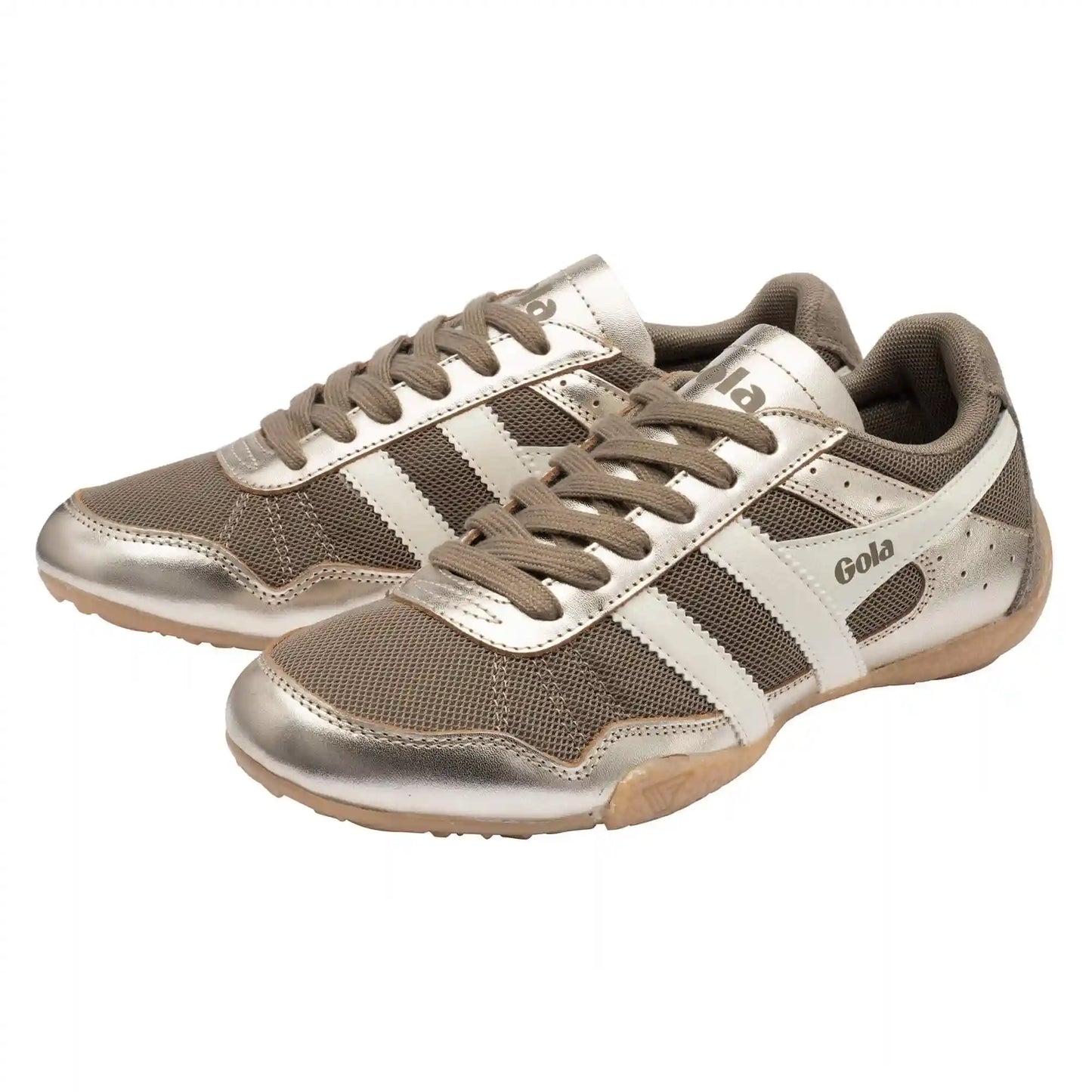 Gola Classics Women's Cascade Glimmer Sneakers - Rhino/Gold/Gum