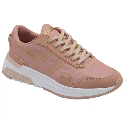 Gola Performance Women's Atomics Sneakers - Pearl Pink/Gold