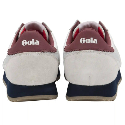 Gola Classics Men's Boston '78 Sneakers - Off White/Navy/Deep Red