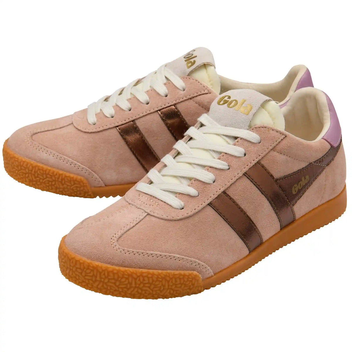 Gola Classics Women's Elan Glitz Sneakers - Cameo/Bronze/Candy
