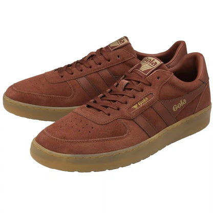 Gola Classics Men's Hawk Suede '86 Sneakers - Rust/Gum