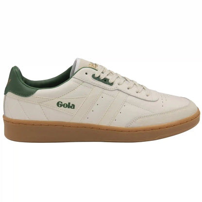 Gola Classics Men's Contact Leather Sneakers - Off White/Green/Gum