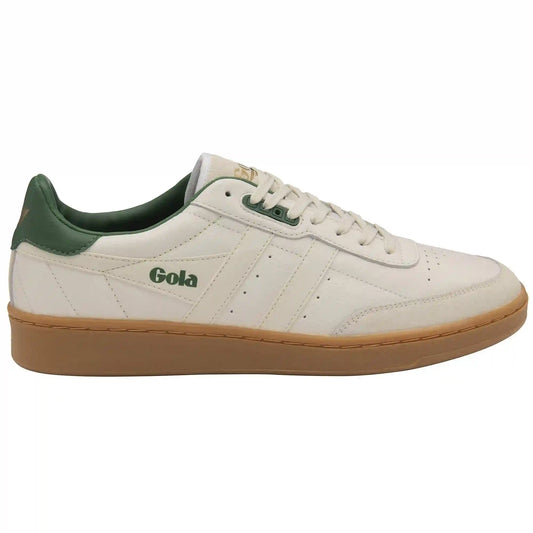 Gola Classics Men's Contact Leather Sneakers - Off White/Green/Gum