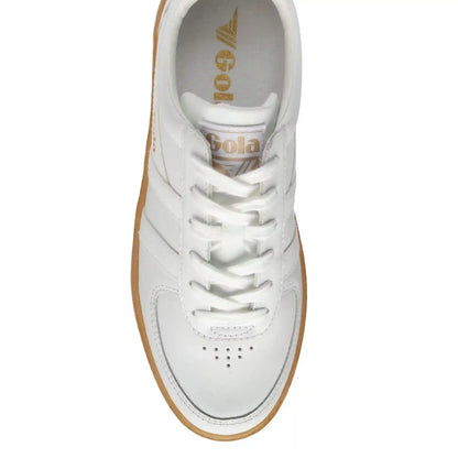Gola Classics Women's Grandslam Leather Sneakers - White/White/Gum